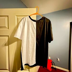 Black and White Men's Shirt